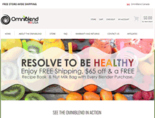 Tablet Screenshot of omniblenders.com